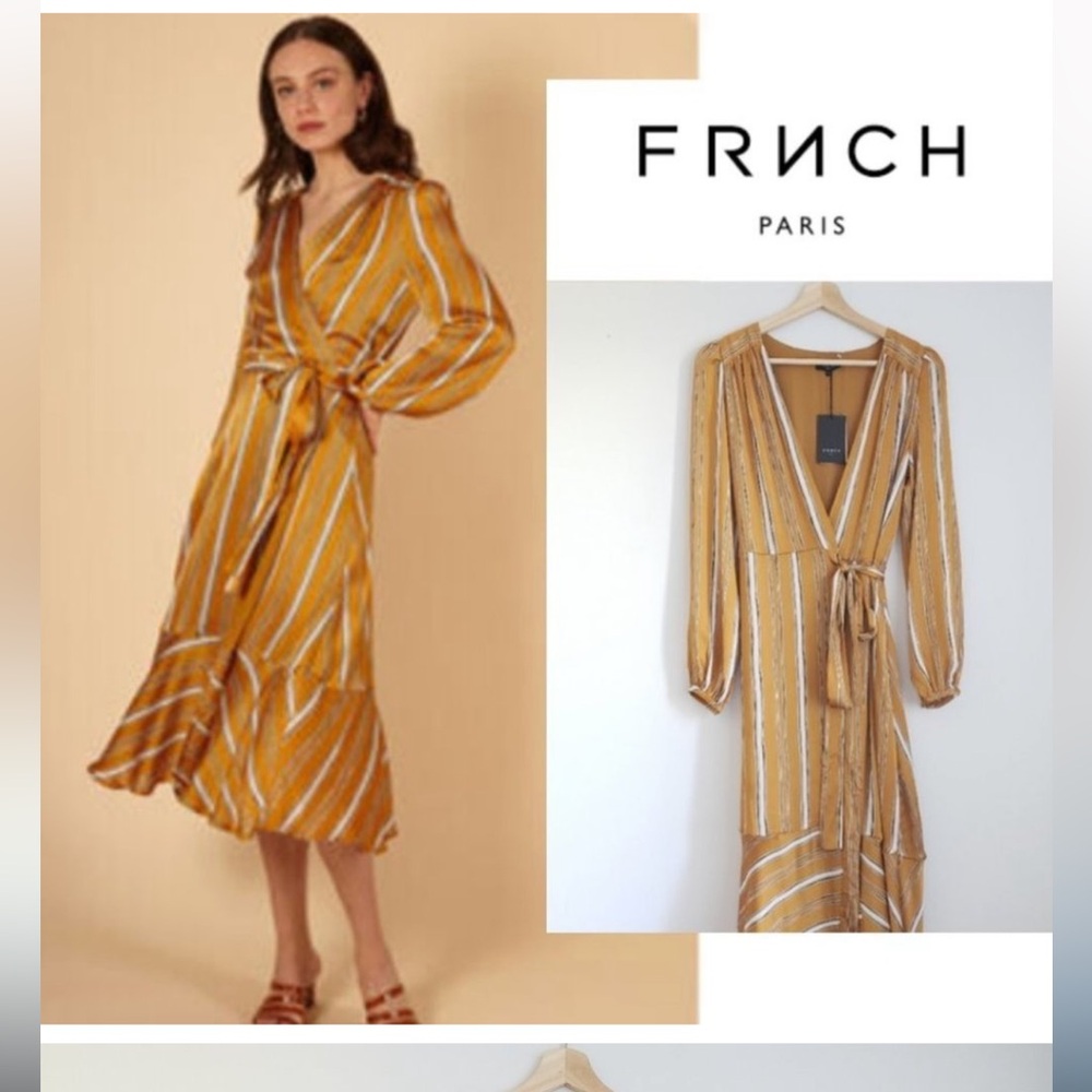 FRNCH Striped Dress